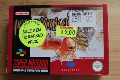 Power Monger - Alter Ladenbestand. Super Nintendo SNES Videospiel - CIB PAL (UKV)