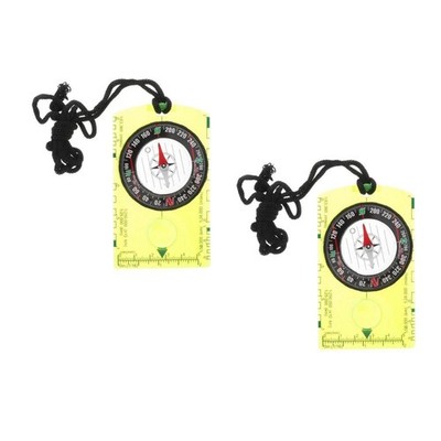 2 Pieces Kompass Klein Navigationskompass Campingzubehör Wanderwerkzeug