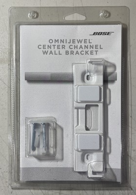 Bose OmniJewel Center Channel Wall Bracket for Lifestyle 650 System White New!