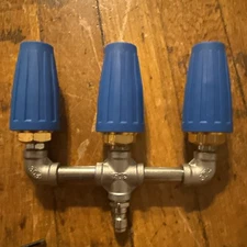 Triple Turbo Nozzle Pressure Washer, 360° Rotating with 1/4" Unused - New