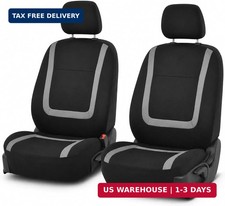 Car Seat Covers Front Set In Cloth For Low Back Car Seats With Removable Headres Car Seat Covers Front Set In Cloth For Low Back Car Seats With Removable Headres