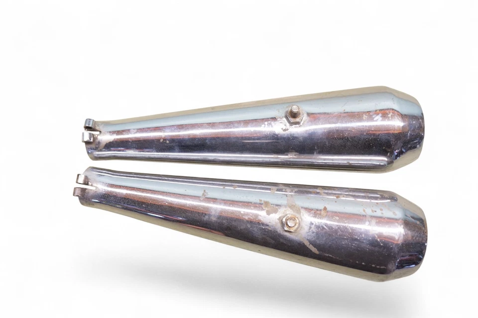 Shorty Cocktail Shaker Chopper Muffler Triumph BSA Honda Yamaha Harley *RVG12 - Image 2 of 4