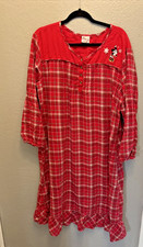 Disney Store Holiday Exclusive Minnie Mouse Nightgown XL. Plaid
