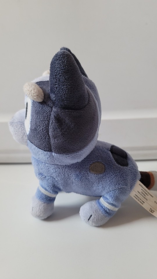 Bluey Friends Socks 6" Plush Stuffed Animal by Moose Toys Blue Muffin