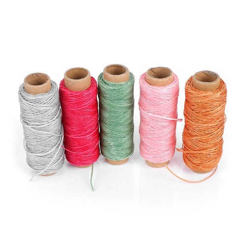 1mm 150D Handicraft Hand Stitching DIY Leather Waxed Thread Sewing Line Cord - Picture 9 of 29