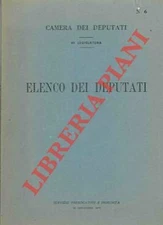 CAMERA DEI DEPUTATI - VI Legislatura. Elenco dei deputati. (4-28616)
