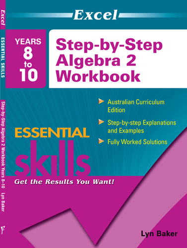 Excel Essential Skills Step - by - Step Algebra 2 Workbook Years 8 - 10 - Picture 1 of 7