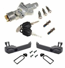 LARGE LOCK Ignition barrel & Handle conv kit LR077438 4 Land Rover Defender Puma