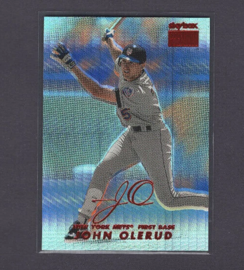 1999 SKYBOX PREMIUM STAR RUBIES PARALLEL #116 JOHN OLERUD METS SP NM-MT #47/50
