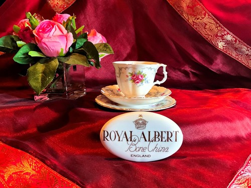 Royal Albert Tranquility 1 Trio 1st quality England - Picture 4 of 14