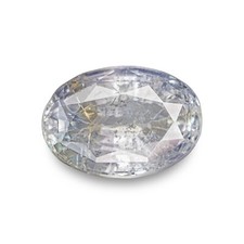 CEYLONESE Bi-Color Sapphire 3.78 Ct. Natural Untreated OVAL Light Blue  Yellow