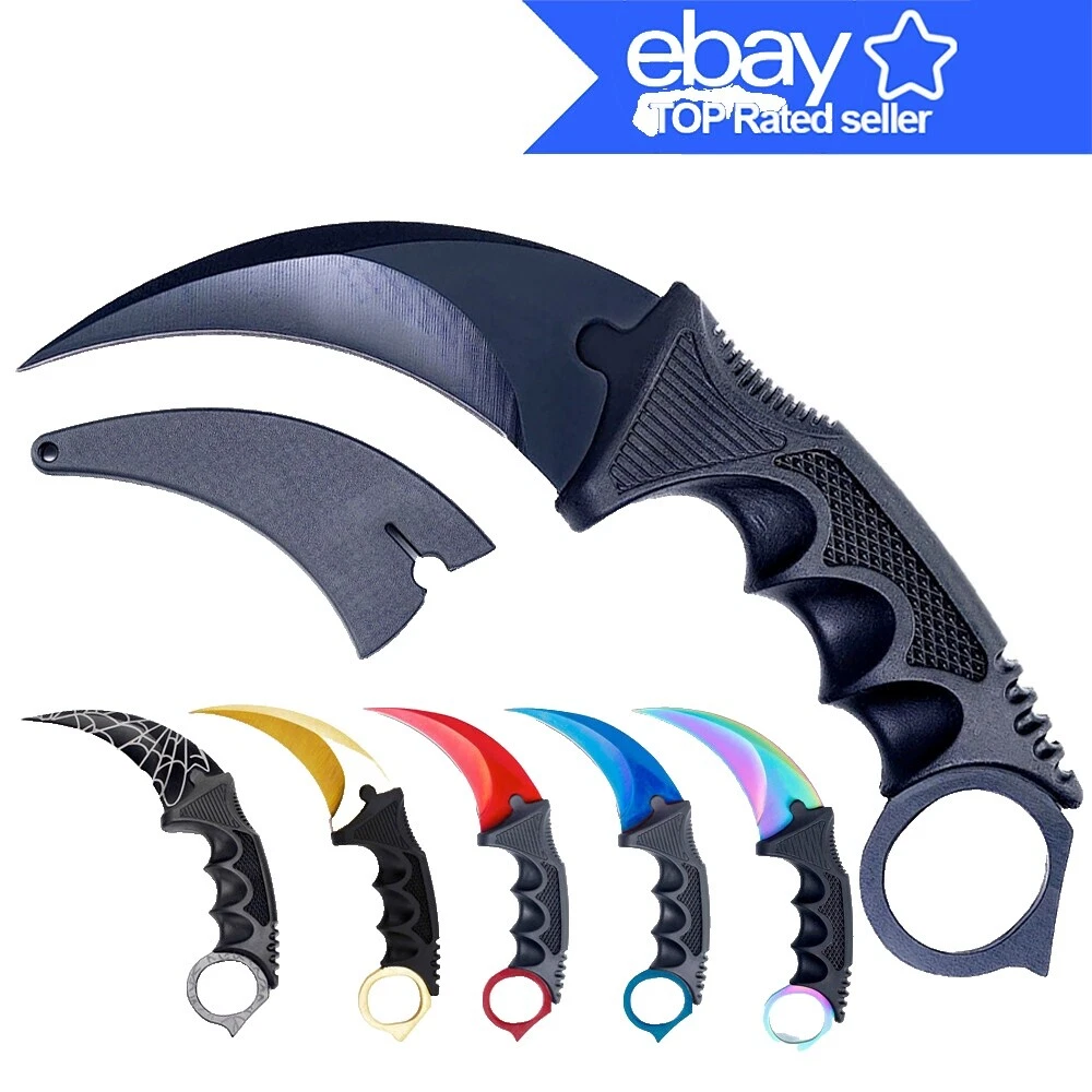 Karambit Media caza Cuchillos de Hoja Fija De Colección