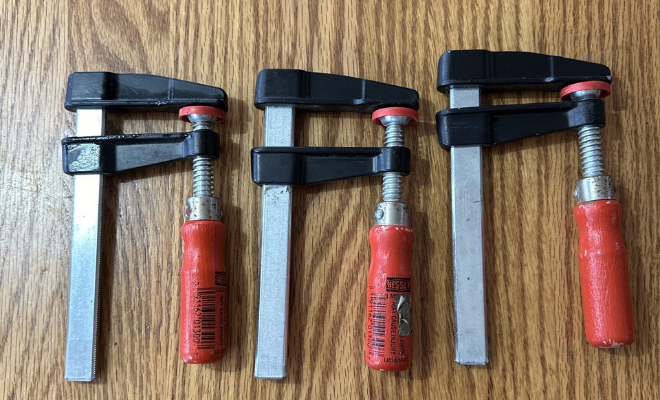 3 Vintage Bessey made in Germany Small bar clamps LM2.004 eBay