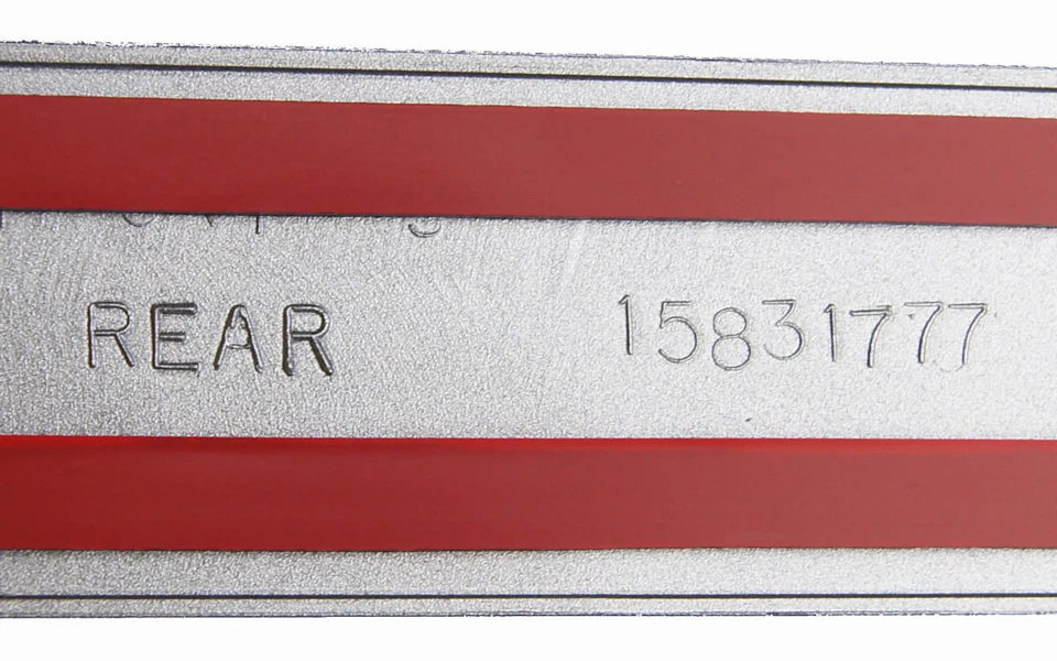 2006-14 Chevy Impala Porta Traseira LH Moldagem Externa Corpo Novo OEM Prata 19120768 - Imagem 2 de 4