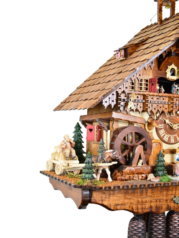 cuckoo clock black forest 8 day original germany music beergarden ...