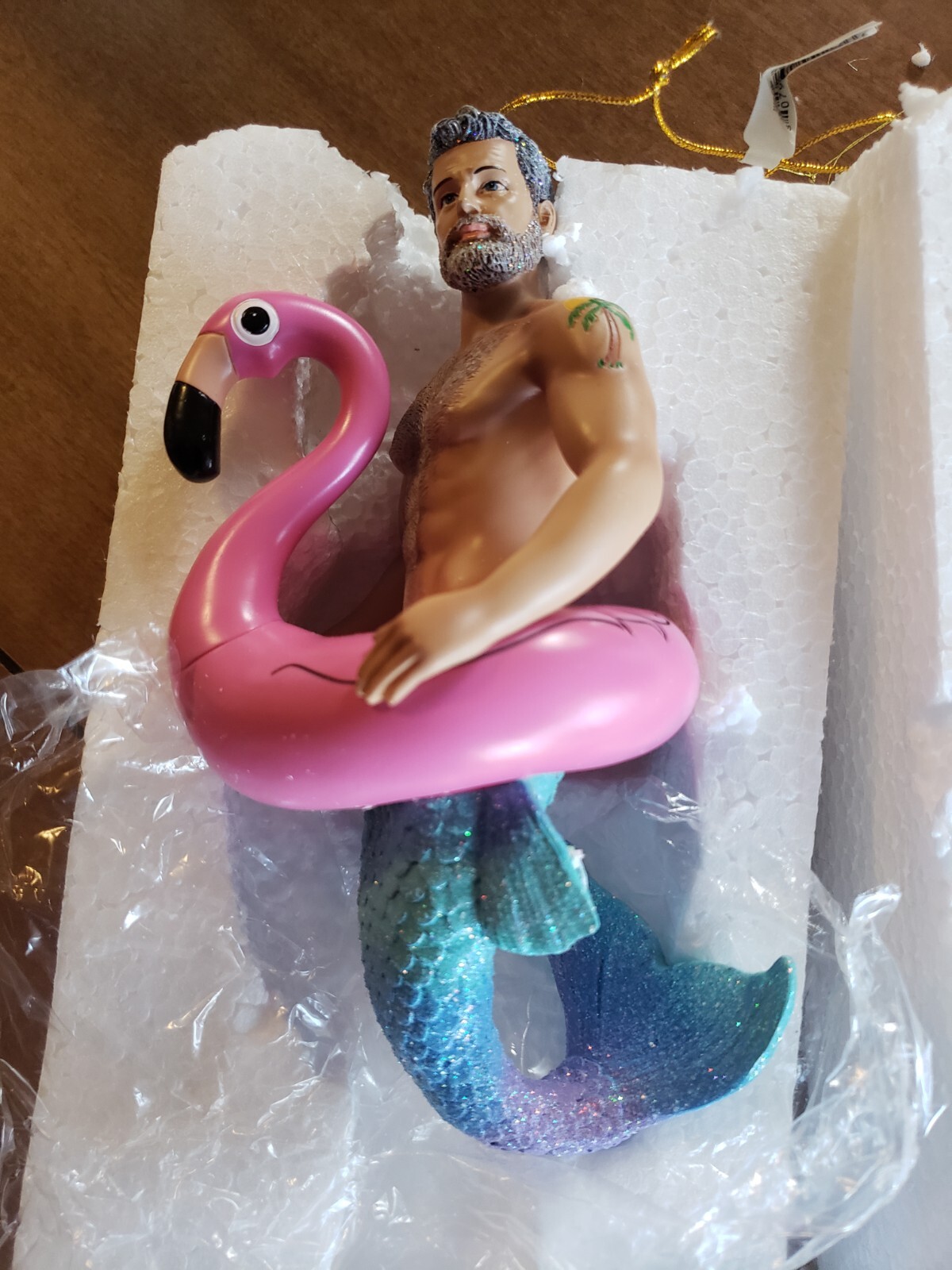 December Diamonds Flaming Oh Merman Large Display Figurine