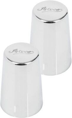Ateco 4943 Stainless Steel Cake Food Mold (2 PC, 3'' x 2'' Rum Baba)