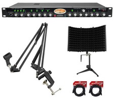 Presonus Studio Channel Recording Vacuum Tube Mic Preamp Boom Arm Shield Cables