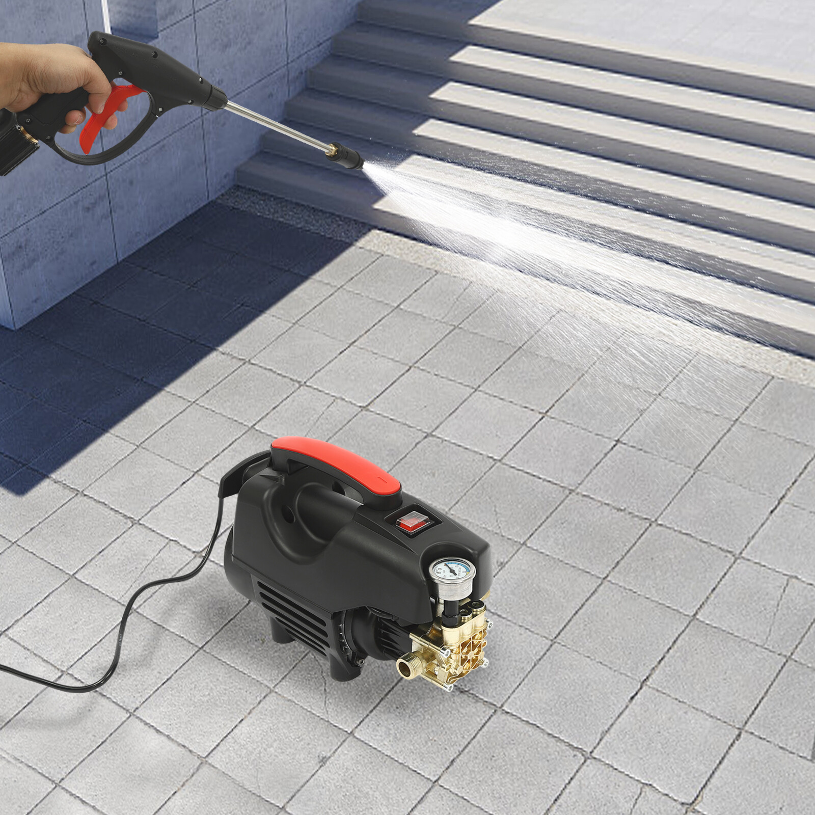 High-Pressure Washer Patio & Garden Electric Pressure Power Washing Machine