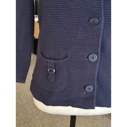 Liz & Co. Jacket Slim Fit Navy Office Size PS Career Work Classy - Picture 6 of 13