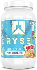 RYSE Loaded Protein Skippy Peanut Butter – 25g Whey, Low Carb, 27 Servings