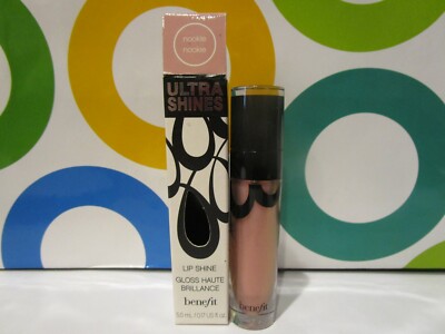 BENEFIT ~ ULTRA SHINES LIP SHINE ~ NOOKIE NOOKIE ~ 0.17 OZ BOXED