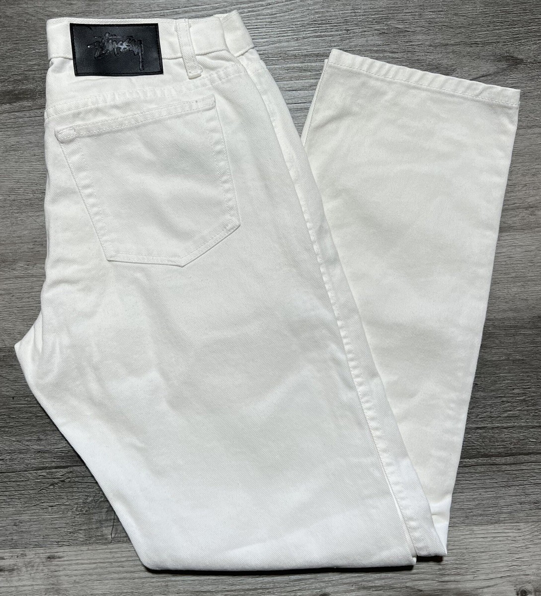 Stussy Denim Jeans Slim ol jeans White Deadstock skate surf