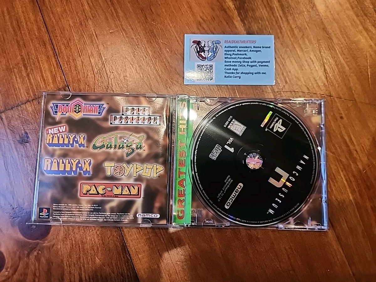 Namco Museum Vol. 3 (Sony PlayStation 1, 1997) With Manual