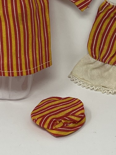 Vintage Barbie Clone Doll Clothes Mego Maddie Mod #1732 Sleepy Stripes Pajamas - Picture 6 of 8