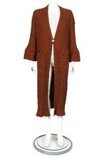 FP Beach Free People Beach Nights Maxi Heavy Cardigan Duster Sweater sz S /614