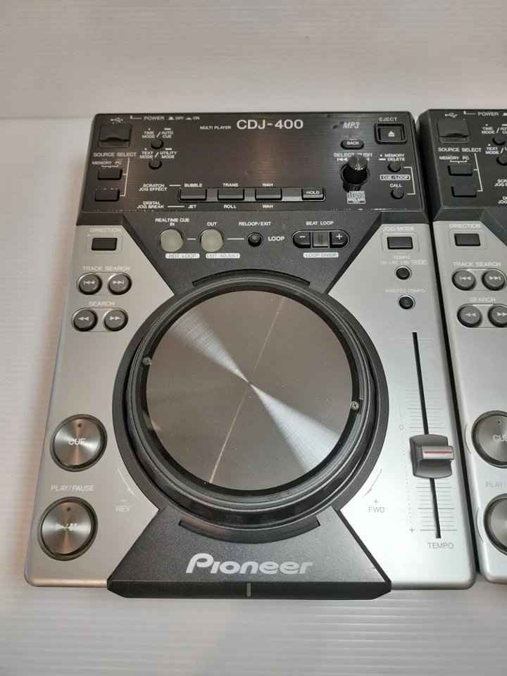 Pioneer CDJ-400 Pair 2x Digital DJ Player Turntable Compact AC100V JP -Excellent - Image 3 of 4