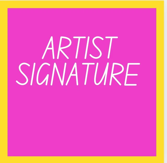 ARTIST SIGNATURE FEE