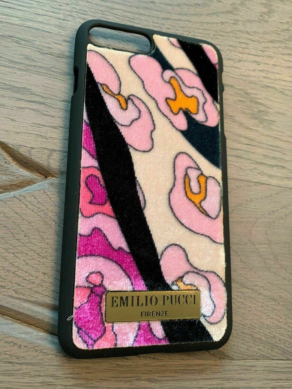 Emilio Pucci Apple Iphone 7 8 Plus Handy Tasche Bag Cover Schutz Hülle Case Etui