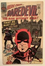 DAREDEVIL #9 ~ 1965 MARVEL ~ 1ST APP KLAUS KRUGER ~ 1ST ORGANIZER ~ VG/F 5.0