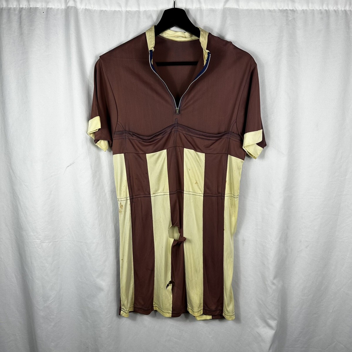 Vintage 1940s Nylon Cycling Jersey Shirt | eBay