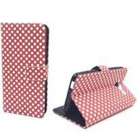 Schutz HüLle FüR Zte Blade L3 Polka Dot Rot Tasche Case Cover + 1 Panzer Schutz