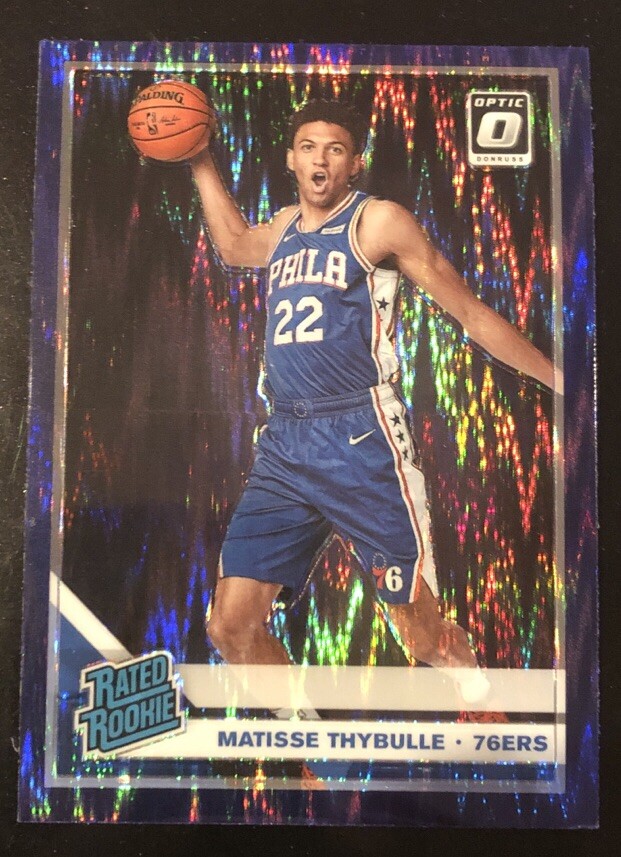2019-20 Donruss Optic Purple Shock #192 Matisse Thybulle RR - Philadelphia 76ers