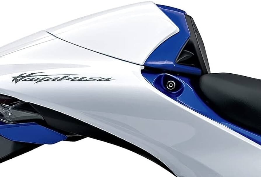鈴木 蛇腹ファイル 070303 New OEM Suzuki Seat Cowl for 2023 Hayabusa (WHITE/BLUE/BLACK