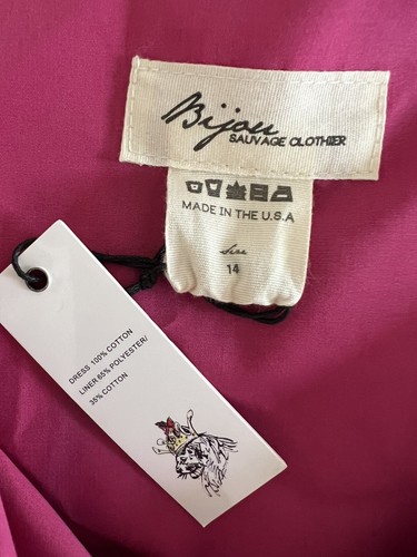 Bijou Sauvage Clothier Girls Dress Violent femmes Kennedy Size 14 New W Tags - Picture 17 of 19
