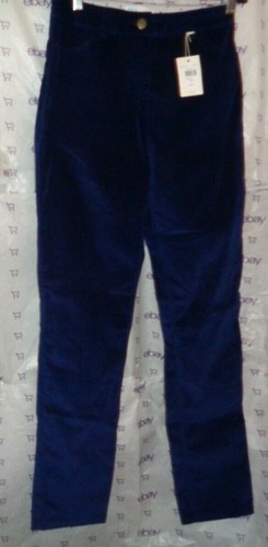 NEW Boden blue velet Teen girls Sequin pockets size 14 slim pants 26w 29L - Picture 2 of 8