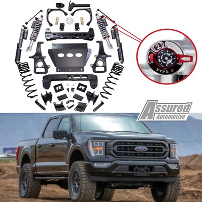 ReadyLIFT 6'' MAX3.3 Suspension Lift Kit Falcon Shocks for 21-24 Ford F150 4wd