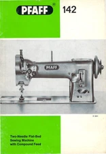 PFAFF 142 Instruction Manual User Guide: Coil Bound 43 Pages