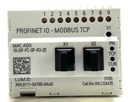 Siemens WLCOM35 Profinet Plus Modbus TCP Module (FACTORY NEW) - Picture 3 of 5