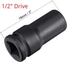 12 Drive Impact Deep Socket Cr-mo 6 Point Metric 8mm-36mm H T E Bits