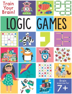 Train Your Brain: Logic Games: Brain Teasers For Kids Math Skills Activity ...