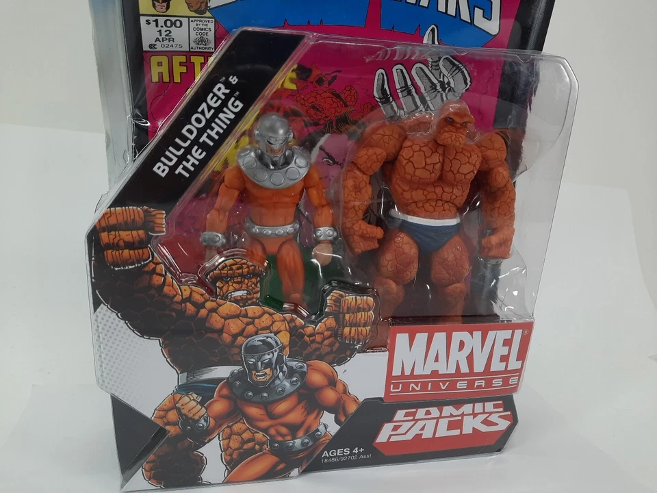 Paquete de cómics Marvel Universe Bulldozer & The Thing #12 Secret Wars paquete de cómics de 3,75" Foto 2 de 4