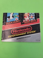 Super Mario Bros. / Duck Hunt Nintendo NES Manual Only  Instruction Booklet