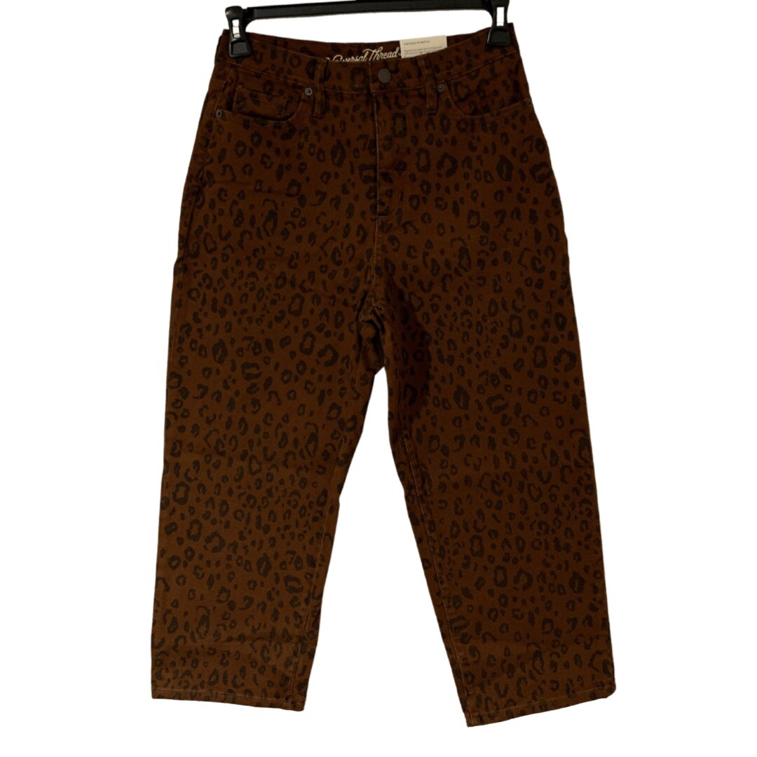 Universal Thread Vintage Leopard Print Jeans Size… - image 1