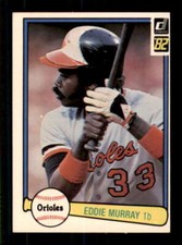 1982 Donruss #483 Eddie Murray NM/NM+ Orioles 243948