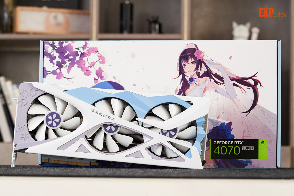 Yeston GeForce RTX 4070 Super Sakura 12GB GDDR6X Graphics Yeston GeForce RTX 4070 Super Sakura 12GB GDDR6X Graphics